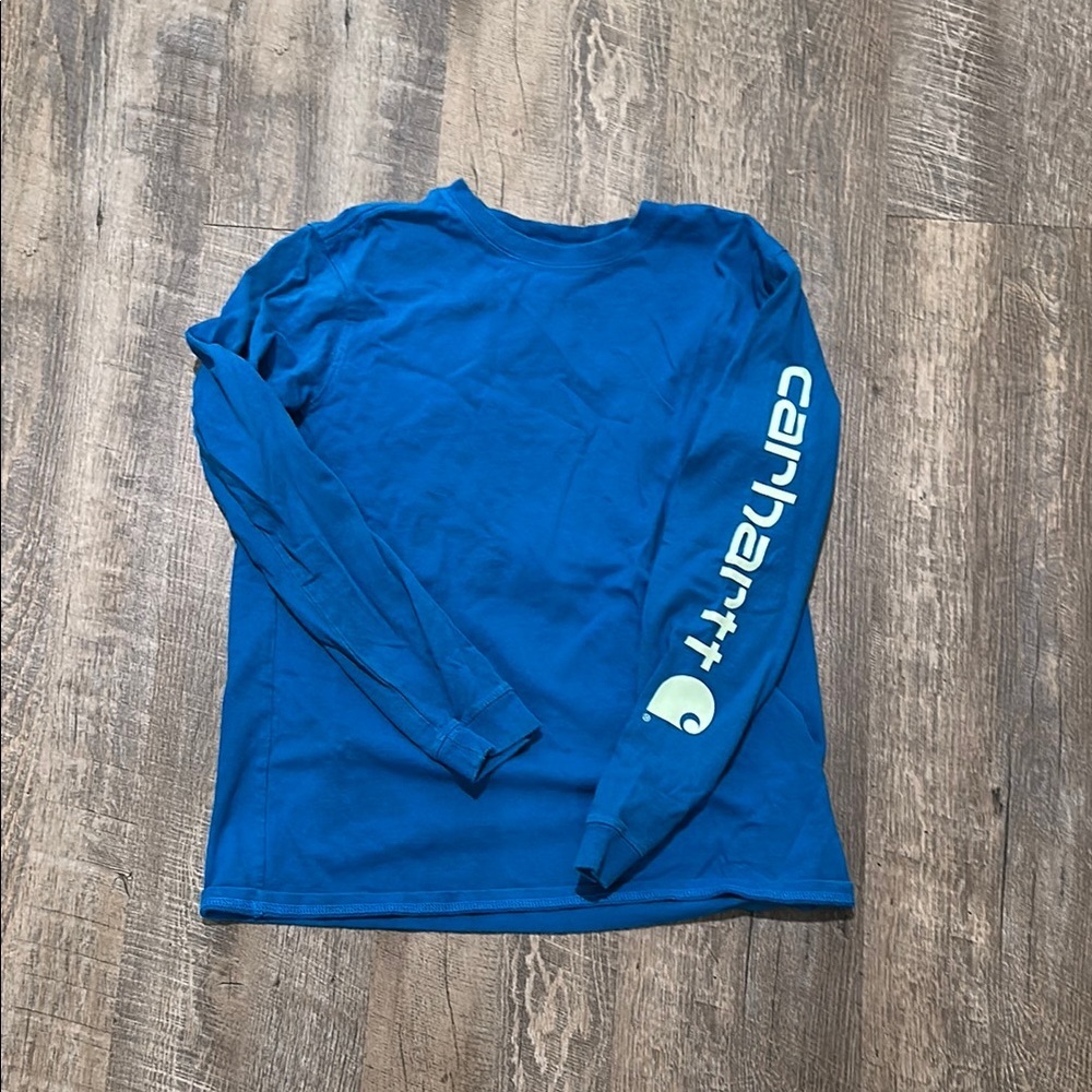 Carhartt Men's Blue Long Sleeve Tee